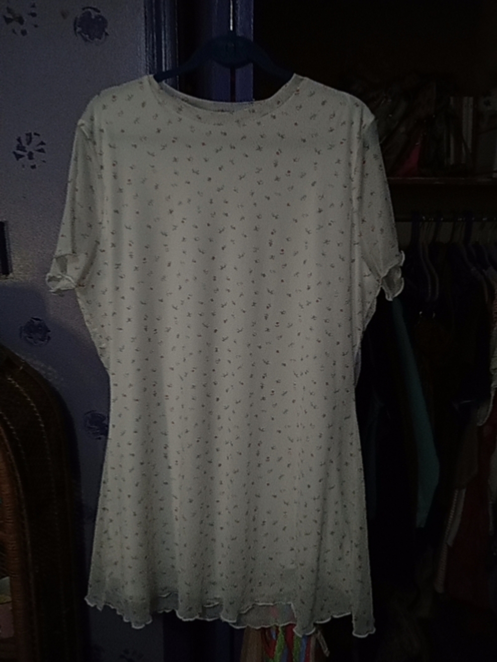 SHEIN White And Pink Floral Dress